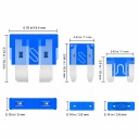 180 SZT. КОМПЛЕКТ ПРЕДОХРАНИТЕЛЕЙ АВТОМОБИЛЬНИХ 5A-40A MICRO МИНИ STANDARD.  фото 6