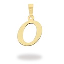 ЗОЛОТОЙ КУЛОН 585 БУКВА О