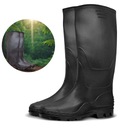 БОТИНКИ ХОРОШИЕ МУЖСКИЕ/ЖЕНСКИЕ, ЧЕРНЫЕ, ВЫСОКИЕ, НЕСКОЛЬЗЯЩИЕ, КОМФОРТНЫЕ, размер 43