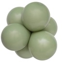 Пастельные матовые шары цвета хаки зеленого цвета в стиле бохо, 100 шт.