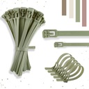 Многоразовые кабельные стяжки - 100 шт - Sage