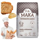 MĄKA ORKISZOWA JASNA TYP 650 1 KG ZDROWA LEKKA ORKISZ DO CHLEBA MAKARONU