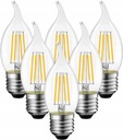 ŻARÓWKA LED FLAME TIP CANDELABRA E26 PODSTAWA-6W