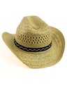 МУЖСКАЯ ЛЕТНЯЯ СОЛОМЕННАЯ КОВБОЙСКАЯ ШЛЯПА