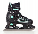 Rolki Wrotki Łyżwy Regulowane 4w1 RAVEN Spirit Black/Mint 40-43 Marka Raven