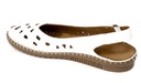 Sandały Manitu 820000-03 Weiss Długość wkładki 0 cm