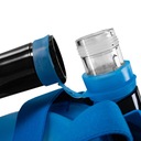 Celotvárová srnčia maska s S/M trubicou + držiak pre GoPro Dominujúca farba odtiene modrej