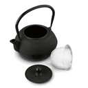 Чугунный кувшин для чая, черный, Заварочный чайник, 1,2л + ЧАШКИ, 4 шт.