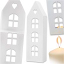 Дом Фонарь для светодиодных свечей чердак