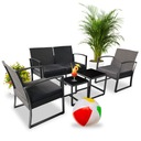 Комплект садовой мебели RODOS: диван + 2 кресла + 2 стола, 5 элементов.