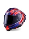 Шлем SUPERTECH R10 FLYTE, ограниченная серия JORGE Martin, ALPINESTARS (фиолетовый)