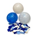 Коробочки с шариками для душа BABY, синий декор.