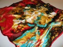 Apaszka Chusta Jedwabna 100% JEDWAB NATURALNY SILK Vincent Van Gogh Stan opakowania oryginalne