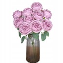ИСКУССТВЕННЫЕ ЦВЕТЫ РОЗЫ РАСТЕНИЯ БУКЕТ ФИОЛЕТОВЫЙ БУКЕТ
