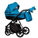 Синяя гондольная коляска 1 в 1 FX Paradise Baby FX5