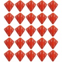 НАБОР ИЗ 25 КУБИКОВ D4 ДЛЯ РПГ, ОРАНЖЕВЫХ ЧЕТЫРЕХСТОРОННИХ КУБИКОВ