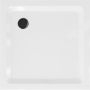 Mexen Flat štvorcová sprchová vanička slim 90 x 90 cm, biela, syfon čierna Značka Mexen