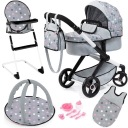 Коляска для кукол Combi Xeo Set с аксессуарами 6W1 Bayer