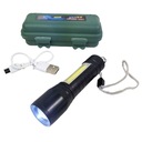 КАРМАННЫЙ ТАКТИЧЕСКИЙ ФОНАРЬ COB USB ZOOM LED