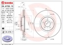 DISCOS ZAPATAS PARTE DELANTERA BREMBO FORD FOCUS II 