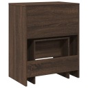 Туалетний столик з дзеркалом та стільцем, дуб браун, 60x40x113,5 см купити з Польщі
