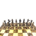 Ekskluzywne duże szachy metalowe Renesans 36x36cm Wiek gracza 5-7 lat 8-11 lat 12-14 lat 15-18 lat 18+