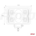 ФАРА РОБОЧА ГАЛОГЕН ПРОТИВОТУМАННА 9-36V 17XLED 3400LM  (11740499839) фото min 13