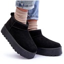 ЗАМШЕВЫЕ БОТИНКИ НА ПЛАТФОРМЕ, ЧЕРНЫЕ 41