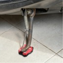 1 КОМПЛЕКТ PODSTAWKI ПІД NOZKE МОТОЦИКЛА АЛЮМІНІЄВА PRZEDLUZKA БІЧНОЇ НІЖКИ ZAPEWNIAJACA STABILNOSC  фото 9