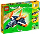 LEGO CREATOR — СВЕРХЗВУКОВОЙ РЕАКТИВНЫЙ НОМЕР. 31126