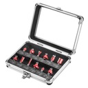 НАБОР РЕЗЦОВ ПО ДЕРЕВО 12 ШТ. ГРАФИТ