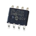 25LC512-I/SN SPI EEPROM ПАМЯТЬ 64kx8bit 2,5-5,5 В