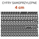 Самоклеящиеся цифры 318 символов - 4см.
