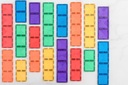 Набор магнитных блоков Rainbow Rectangle 18 шт. Коннетикс
