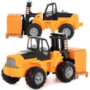 Большой трактор с колесным подъемником + блоки