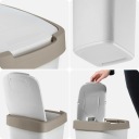 SZEMETESKOSÁR 25L HULLADÉK SZELEKTÍV HULLADÉKGYŰJTŐ VÖDÖR SZEMETES Anyag műanyag