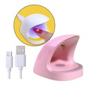 Mini nechtová lampa UV gélová lampa na nechty, USB Mini Nail UV Light LED Therapy Pink Hmotnosť (s balením) 0.079 kg