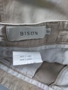 BISON nohavice ľan bavlna 54 L 92 cm Dominujúca farba béžová