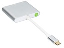 АДАПТЕР USB C HDMI+USB 3.0+PD 4K HUB MacBook 3в1