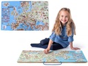 Карта Европы Магнитные картинки-пазлы БОЛЬШИЕ блоки