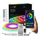 СВЕТОДИОДНАЯ ЛЕНТА 5M NEON 5050 RGBIC ПРИЛОЖЕНИЕ BLUETOOTH УДАЛЕННЫЙ НАБОР RAINBOW 60LED/M