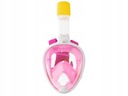 Полностью складная маска для подводного плавания S/M розовая