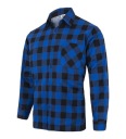 ФЛАНЕЛЕВАЯ РАБОЧАЯ РУБАШКА для работы, СИНЯЯ В Клетку, 3XL