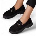 ЧЕРНЫЕ АЖУРНЫЕ МОКАСИНЫ ЖЕНСКИЕ OYRALL 40