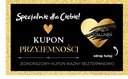 KUPON MIŁOŚCI ZDRAPKA WALENTYNKI DZIEŃ KOBIET