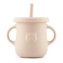 СИЛИКОНОВАЯ КРУЖКА ДЕТСКАЯ С СОЛОМКОЙ и РУЧКАМИ 250мл Retter Mjölk
