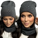 КОМПЛЕКТ ЖЕНСКИЙ, ШАПКА-МОРДА, ВЕСНА, ОСЕНЬ, ТОНКИЙ, ЛЕГКИЙ, КОМФОРТНЫЙ, СПОРТИВНЫЙ, ГРАФИТ