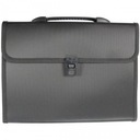 ПАПКА А4 С РУЧКОЙ, 12 ОТДЕЛЕНИЙ, ЧЕРНАЯ, ТИТАН