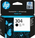 HP originál ink N9K06AE, HP 304, black, Hmotnosť (s balením) 0.04 kg