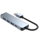 АДАПТЕР-концентратор-разветвитель USB-A 3.0 — USB-C TYPE-C ДЛЯ КОМПЬЮТЕРА